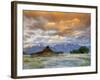 Old Barn and Teton Mountain Range, Jackson Hole, Wyoming, USA-Michele Falzone-Framed Photographic Print