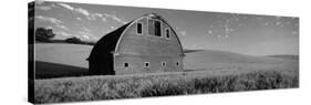 Old Barn in a Wheat Field, Palouse, Whitman County, Washington State, USA-null-Stretched Canvas