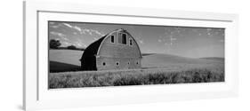 Old Barn in a Wheat Field, Palouse, Whitman County, Washington State, USA-null-Framed Photographic Print