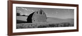 Old Barn in a Wheat Field, Palouse, Whitman County, Washington State, USA-null-Framed Photographic Print