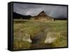 Old Barn in Antelope Flats, Grand Teton National Park, Wyoming, USA-Rolf Nussbaumer-Framed Stretched Canvas