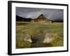 Old Barn in Antelope Flats, Grand Teton National Park, Wyoming, USA-Rolf Nussbaumer-Framed Photographic Print