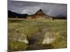 Old Barn in Antelope Flats, Grand Teton National Park, Wyoming, USA-Rolf Nussbaumer-Mounted Photographic Print