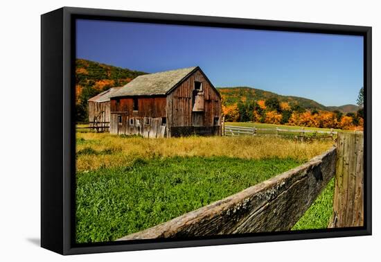 Old Barn in Kent, Connecticut, Usa-Sabine Jacobs-Framed Stretched Canvas