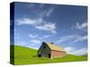 Old Barn in Wheat Field in Eastern Washington-Darrell Gulin-Stretched Canvas