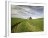 Old Barn in Wheat Field-Terry Eggers-Framed Photographic Print