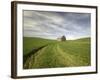 Old Barn in Wheat Field-Terry Eggers-Framed Photographic Print