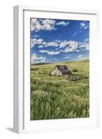 Old Barn, Montana, Usa-Peter Adams-Framed Photographic Print