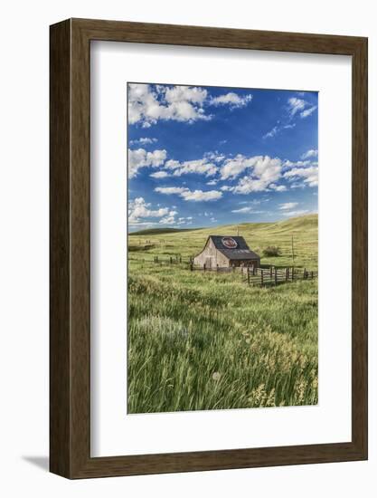 Old Barn, Montana, Usa-Peter Adams-Framed Photographic Print