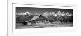 Old Barn on a Landscape, Grand Teton National Park, Wyoming, USA-null-Framed Photographic Print