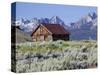 Old Barn, Sawtooth National Recreation Area, Idaho, USA-Jamie & Judy Wild-Stretched Canvas