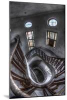 Old Barracks Near Berlin with Stairs-null-Mounted Photographic Print
