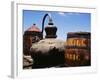 Old Barrel and Storage Tank, Saint Martin, Caribbean-Greg Johnston-Framed Photographic Print