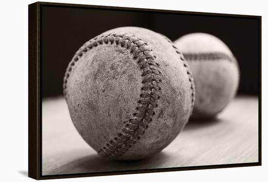 Old Baseballs-Edward M. Fielding-Framed Stretched Canvas