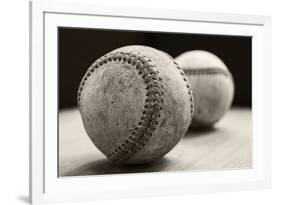 Old Baseballs-Edward M. Fielding-Framed Photographic Print