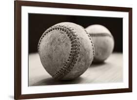 Old Baseballs-Edward M. Fielding-Framed Photographic Print