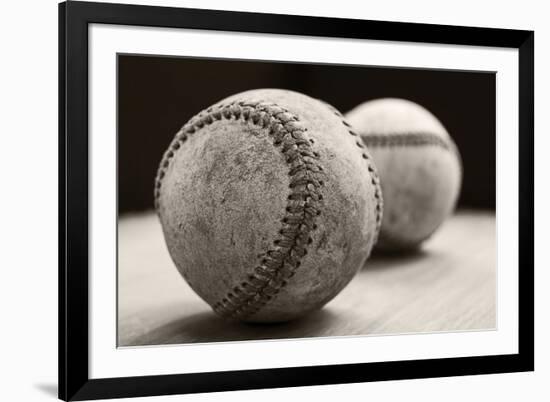 Old Baseballs-Edward M. Fielding-Framed Photographic Print