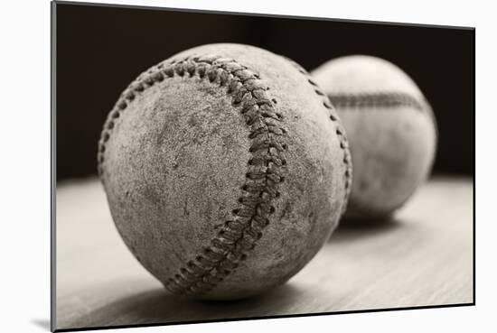 Old Baseballs-Edward M. Fielding-Mounted Photographic Print