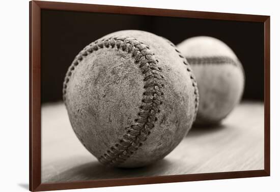 Old Baseballs-Edward M. Fielding-Framed Photographic Print