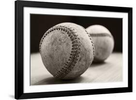 Old Baseballs-Edward M. Fielding-Framed Photographic Print