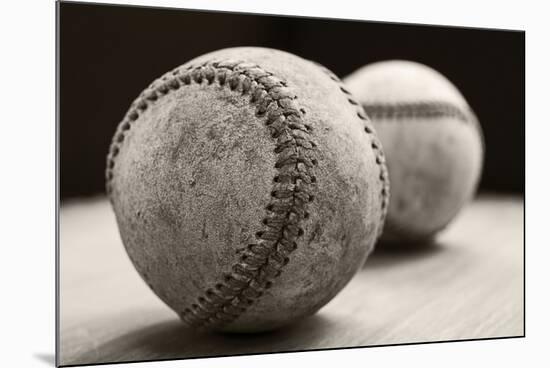 Old Baseballs-Edward M. Fielding-Mounted Photographic Print