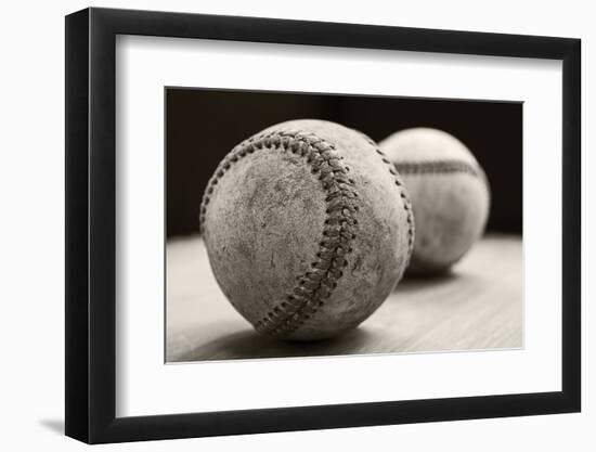 Old Baseballs-Edward M. Fielding-Framed Photographic Print