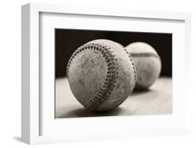 Old Baseballs-Edward M. Fielding-Framed Photographic Print