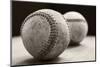 Old Baseballs-Edward M. Fielding-Mounted Photographic Print
