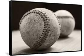 Old Baseballs-Edward M. Fielding-Framed Stretched Canvas