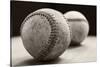 Old Baseballs-Edward M. Fielding-Stretched Canvas
