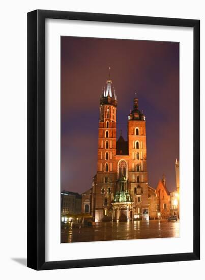 Old Basilica in Krakow - Poland-remik44992-Framed Photographic Print