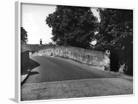 Old Baslow Bridge-Fred Musto-Framed Photographic Print