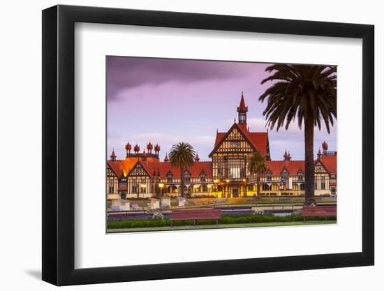 Old Bath House, Museum of Art and History, Rotorua, North Island, New Zealand-Doug Pearson-Framed Photographic Print