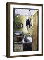 Old Bathroom-John Lidzey-Framed Giclee Print