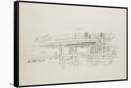 Old Battersea Bridge, 1879, Published 1887-James Abbott McNeill Whistler-Framed Stretched Canvas