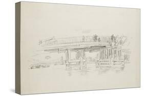 Old Battersea Bridge, 1879, Published 1887-James Abbott McNeill Whistler-Stretched Canvas