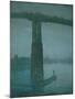 Old Battersea Bridge, Nocturne: Blue and Gold (1872-1877)-James Abbott McNeill Whistler-Mounted Giclee Print