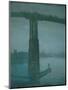 Old Battersea Bridge, Nocturne: Blue and Gold (1872-1877)-James Abbott McNeill Whistler-Mounted Giclee Print