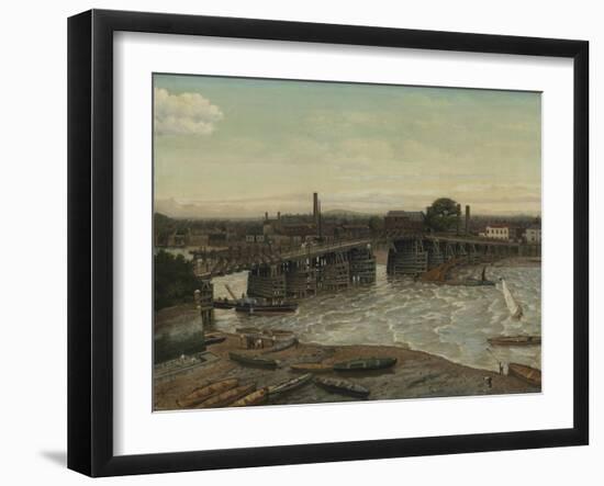 Old Battersea Bridge-Walter Greaves-Framed Giclee Print