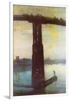 Old Battersea Bridge-James Abbott McNeill Whistler-Framed Art Print