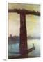 Old Battersea Bridge-James Abbott McNeill Whistler-Framed Art Print