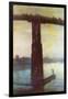 Old Battersea Bridge-James Abbott McNeill Whistler-Framed Art Print