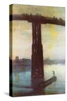 Old Battersea Bridge-James Abbott McNeill Whistler-Stretched Canvas