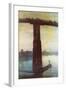 Old Battersea Bridge-James Abbott McNeill Whistler-Framed Art Print