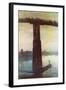 Old Battersea Bridge-James Abbott McNeill Whistler-Framed Art Print