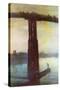 Old Battersea Bridge-James Abbott McNeill Whistler-Stretched Canvas
