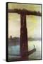 Old Battersea Bridge-James Abbott McNeill Whistler-Framed Stretched Canvas