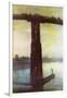 Old Battersea Bridge-James Abbott McNeill Whistler-Framed Art Print