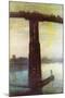 Old Battersea Bridge-James Abbott McNeill Whistler-Mounted Art Print