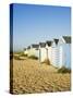 Old Beach Huts, Southwold, Suffolk, England, United Kingdom-Amanda Hall-Stretched Canvas